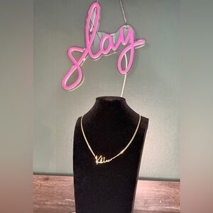 KILLER necklace Yellow Gold Vermeil over Solid Sterling Silver